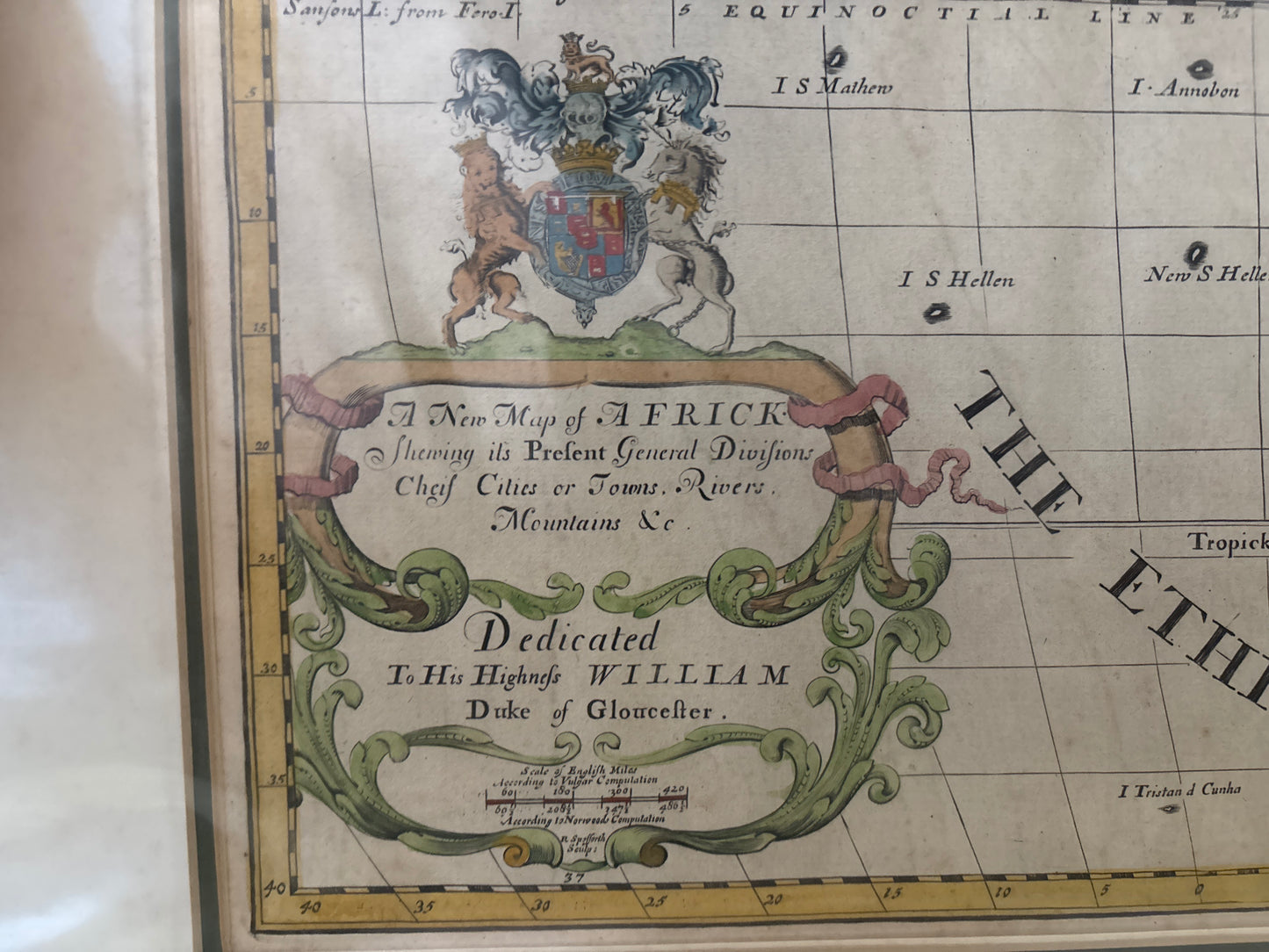 Map of Africa - Wells 1700
