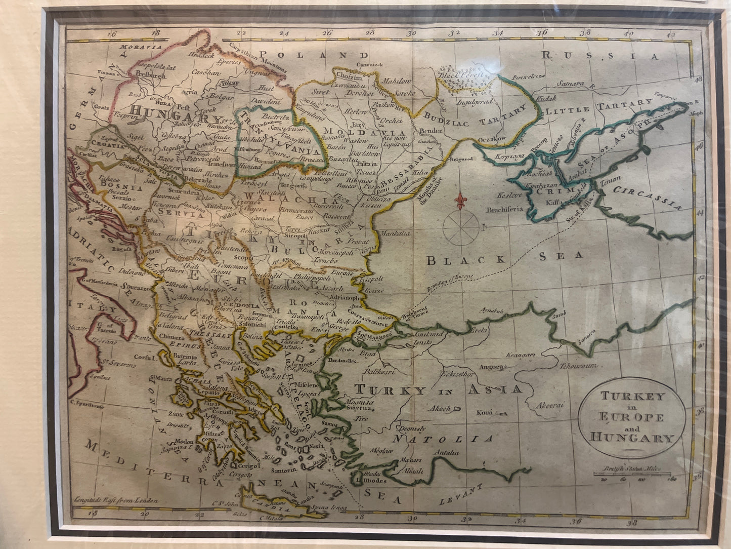 Turkey in Europe and Hungary c.1740