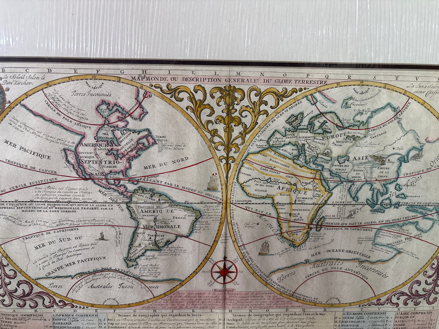 World Map (Map Monde) - Chatelain c. 1705-1720