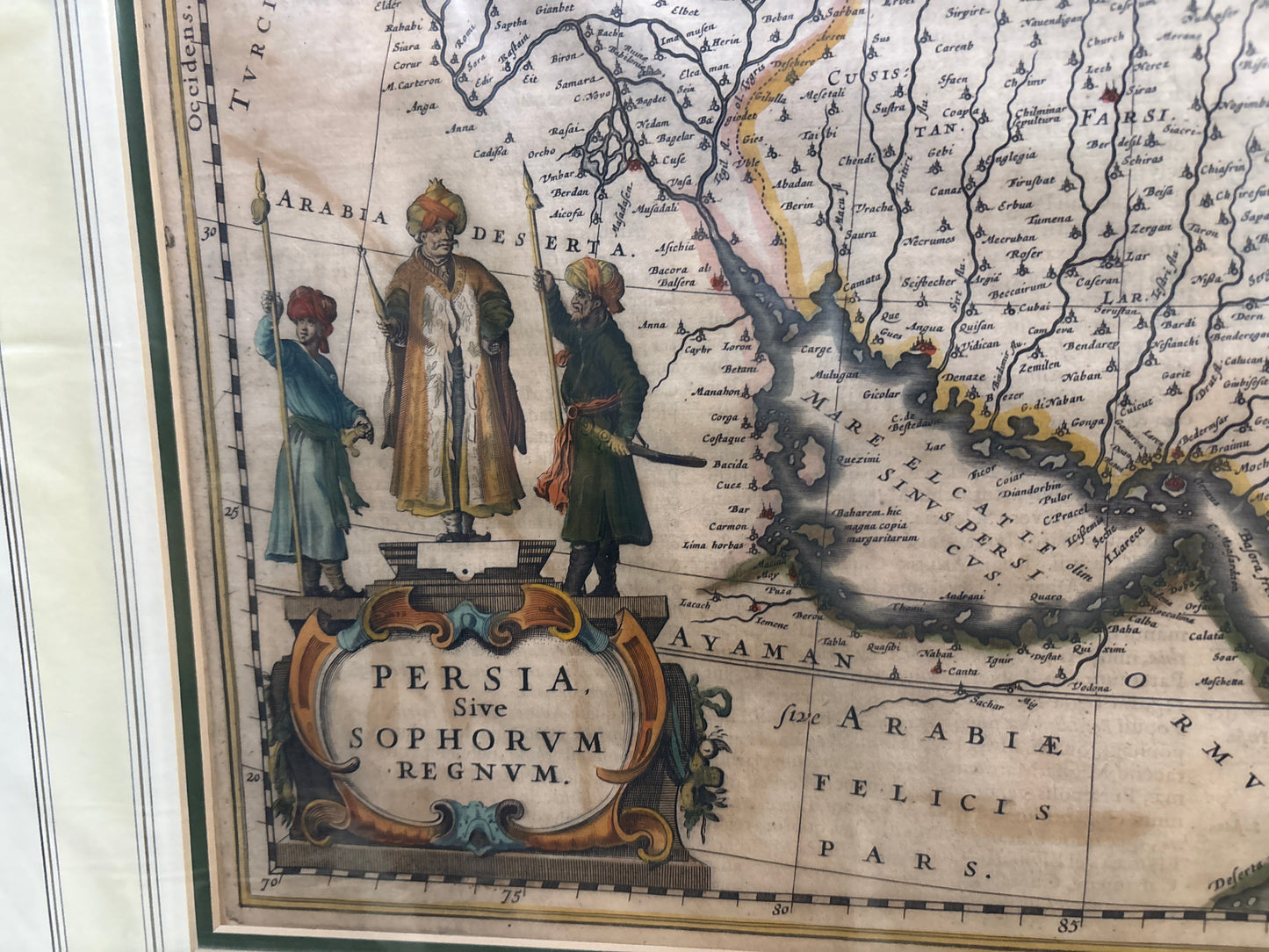 Persia Sive Sophorum Regnum - Janssonius c.1630