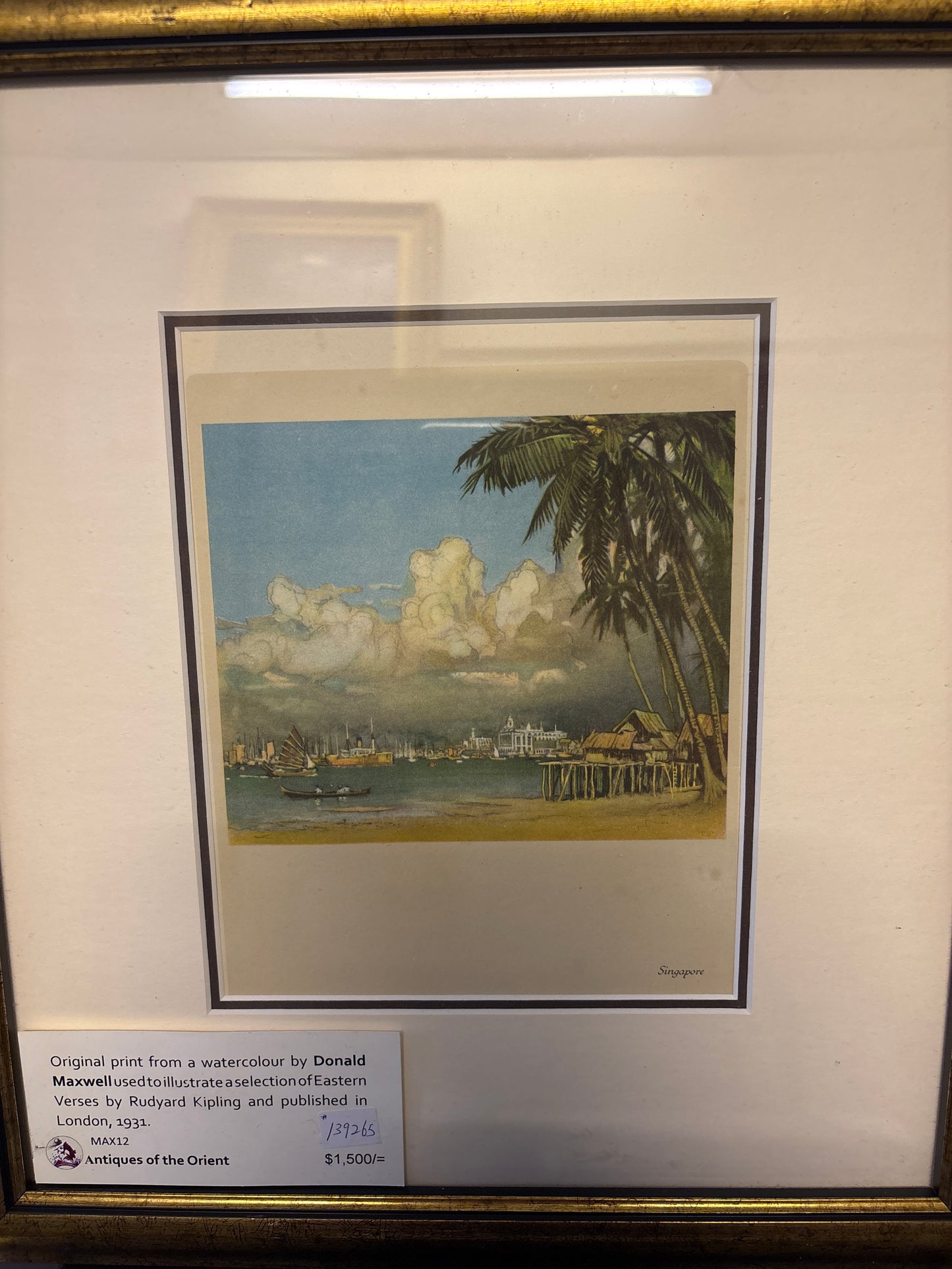 Singapore - Maxwell/Kipling 1931