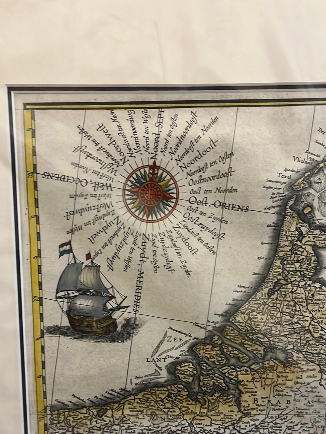 Rhenvs Mosella - Bleau 1635