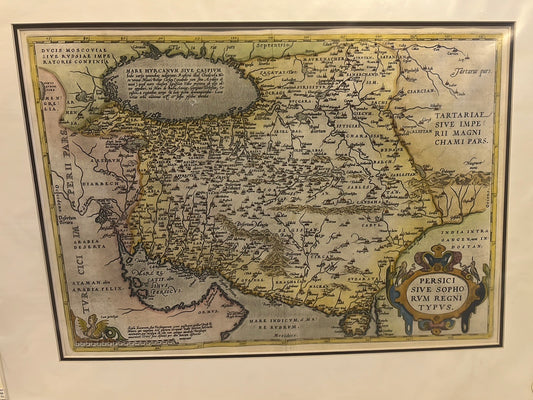 Persici sive Sophorum Regni Typus - Ortelius ca 1580