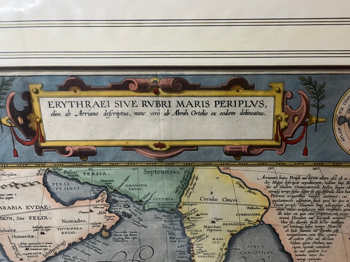 Erythraei Sive Rubri Maris Periplus - Ortelius 1608