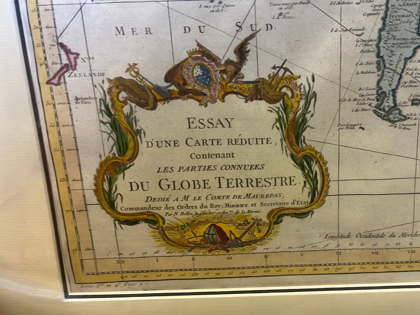Essay d'une Carte Reduite - Bellin 1748