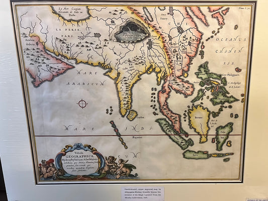 Tabula Geographica Hydrophylacium Asiae Majoris exhibens - Kircher 1665