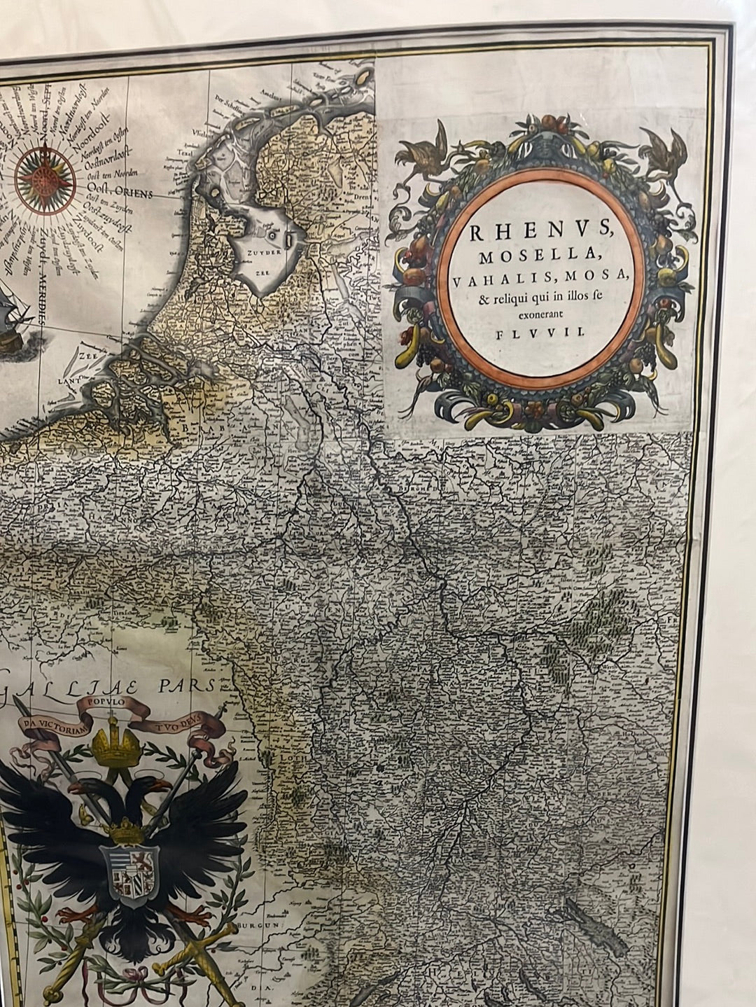 Rhenvs Mosella - Bleau 1635