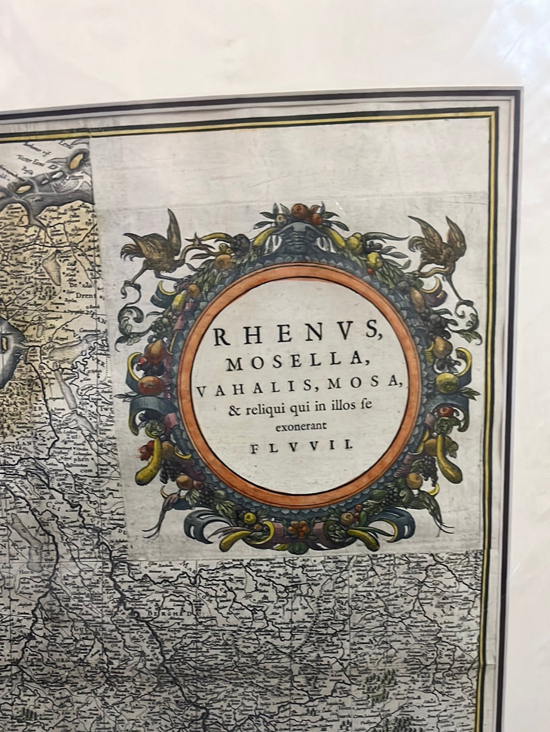 Rhenvs Mosella - Bleau 1635