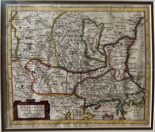 Daciarum Moesiarum et Thraciæ - Philippi Cluverii 1661