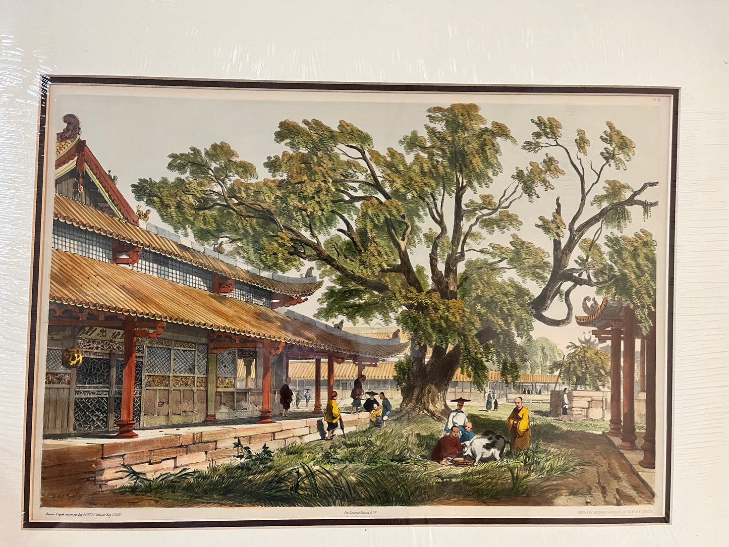 Temple De Buddha - Borget c.1842