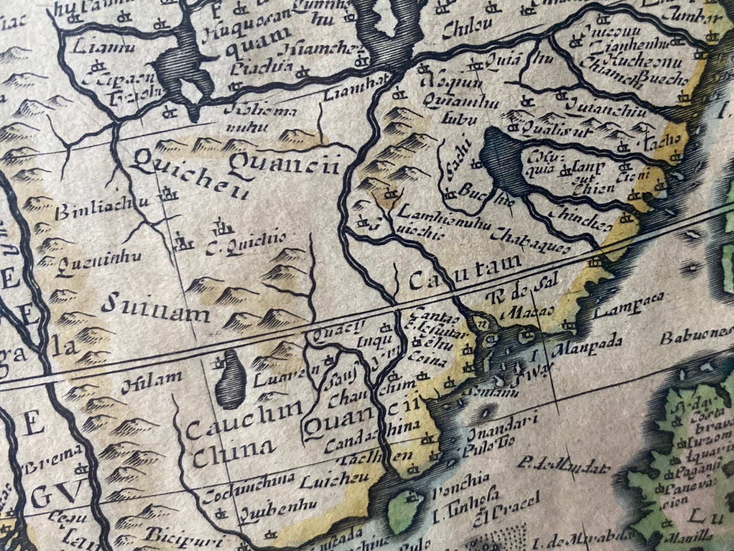 Carte de L’Asie - 1640 Van Lochom