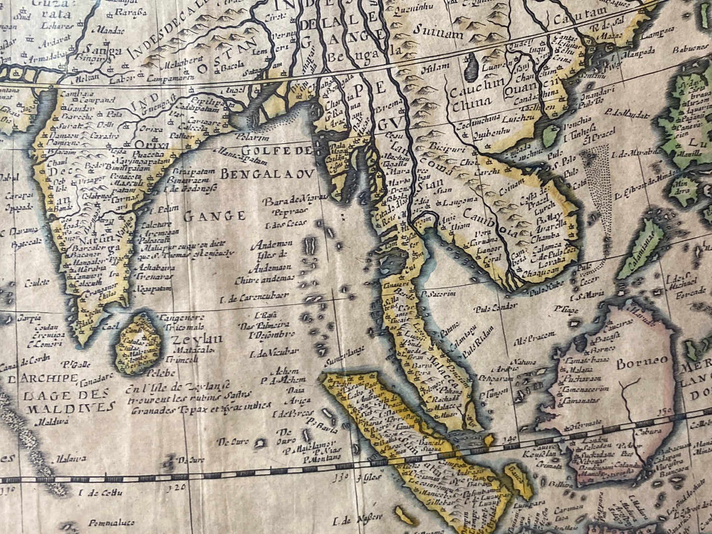 Carte de L’Asie - 1640 Van Lochom