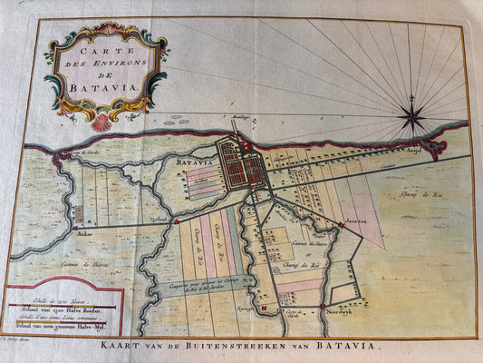 Map of Batavia - Bellin c.1770