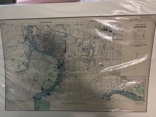 Town Plan of Bangkok (South Sheet) - War Office 1945