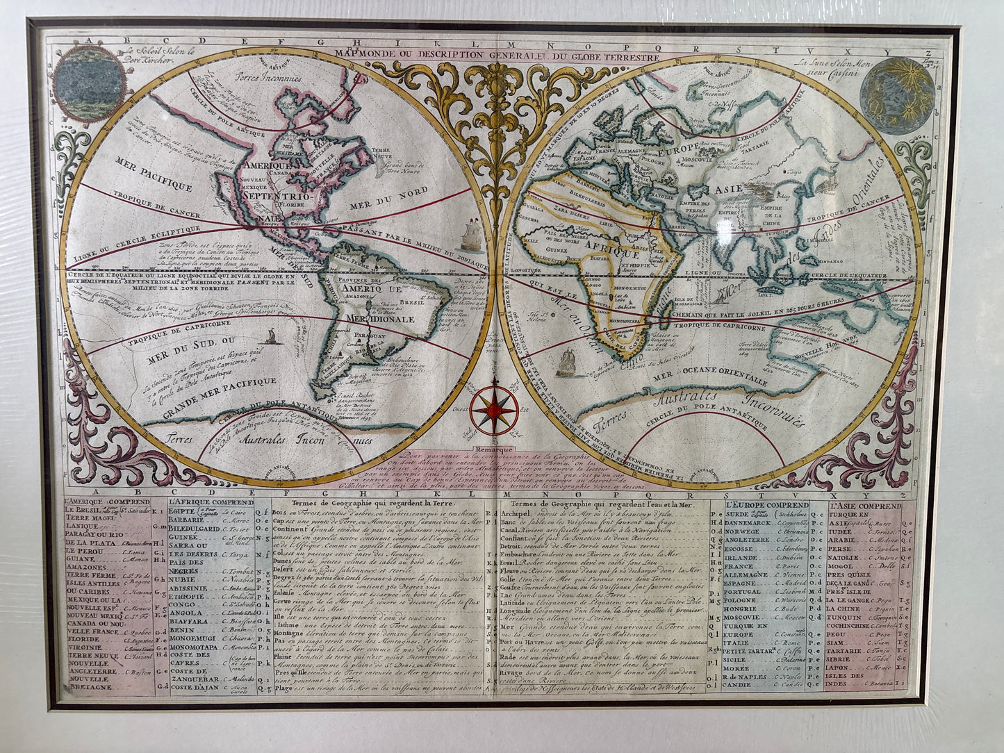 World Map (Map Monde) - Chatelain c. 1705-1720