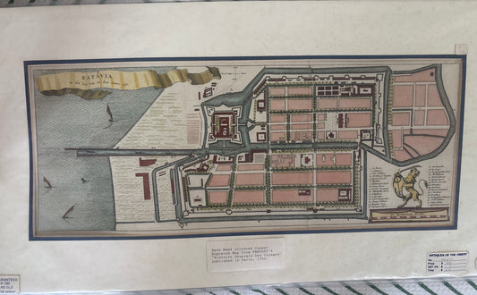 Batavia map - Prevost 1750