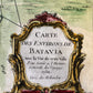 Map of the Environs of Batavia - Bellin c.1750