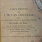 Carte Réduite de l'Ocean Oriental - Mannevillette 1775