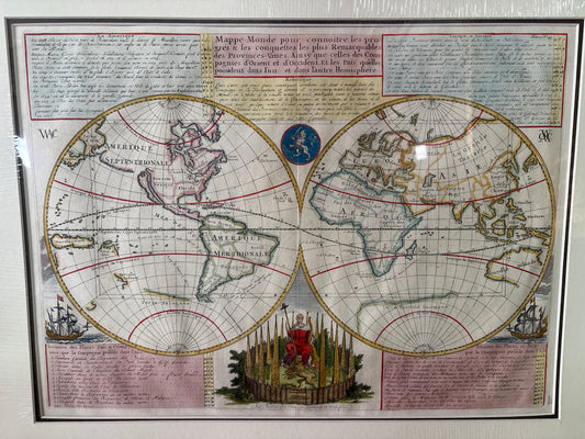 Mappe Monde - Chatelain c. 1705-1720