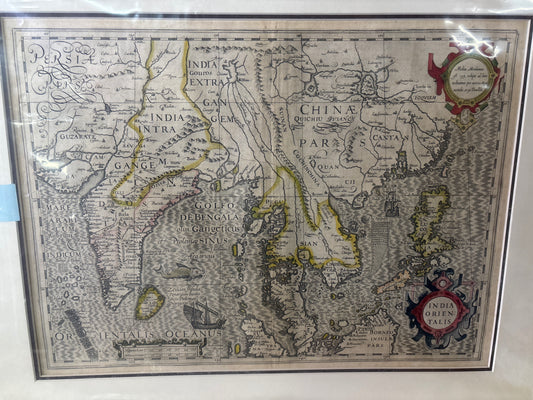 India Orientalis (The East Indies) -  Hondius 1606