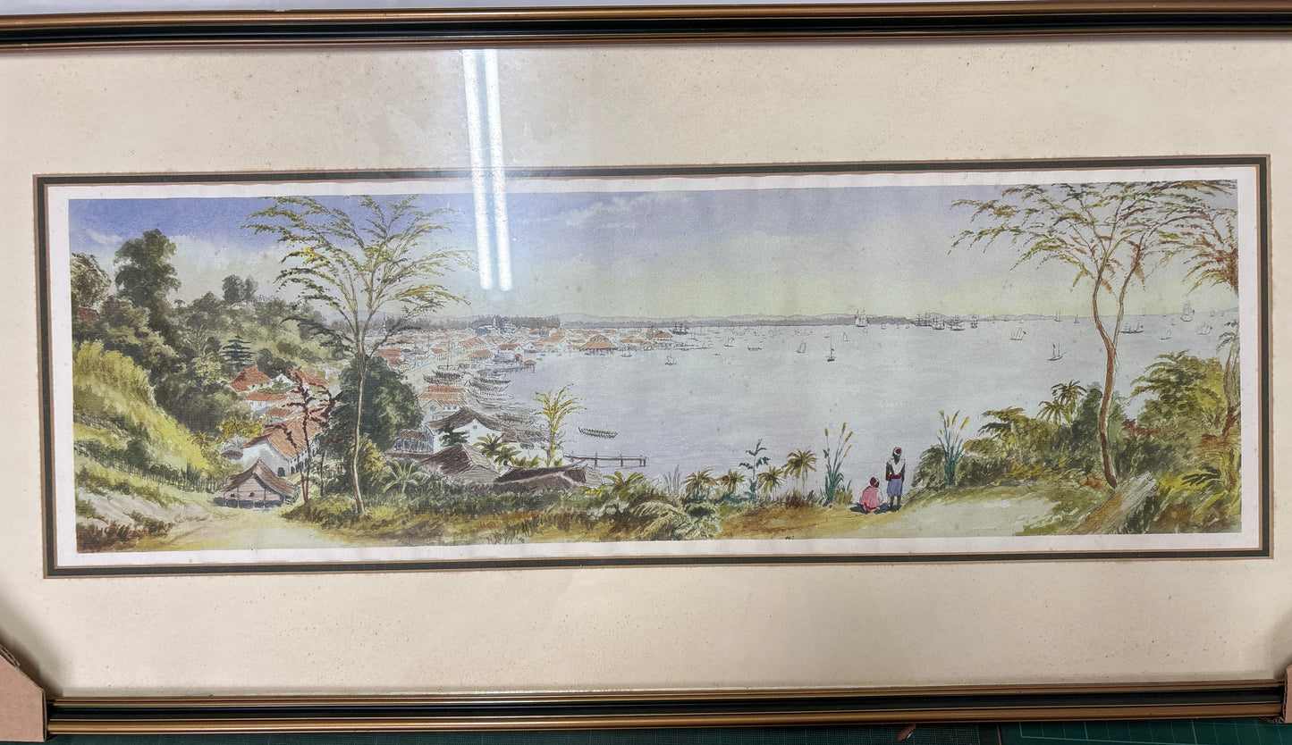 George Town View - framed