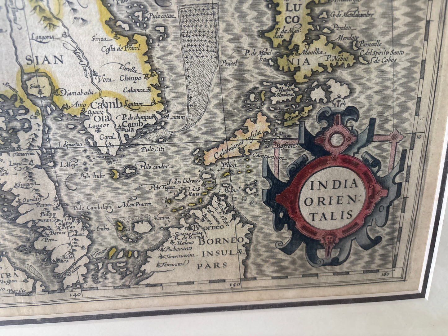India Orientalis (The East Indies) -  Hondius 1606