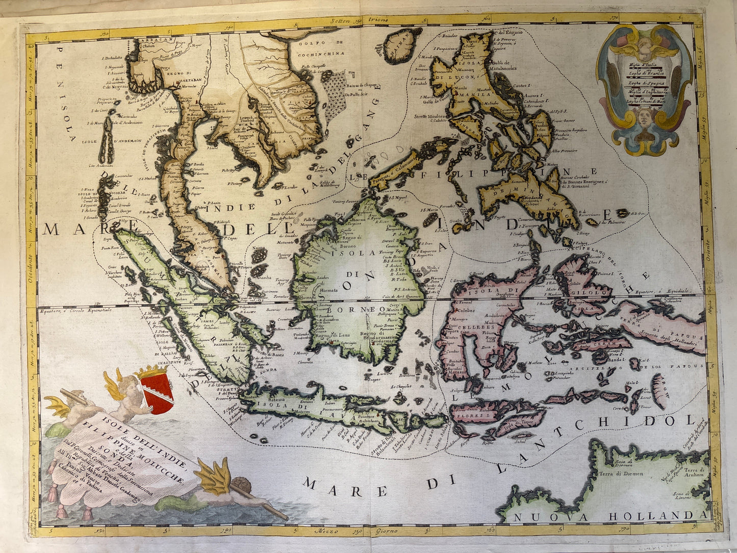 Isole Dell’Indie (The East Indies, Philippines & Early Singapore Straits) - Coronelli c. 1690