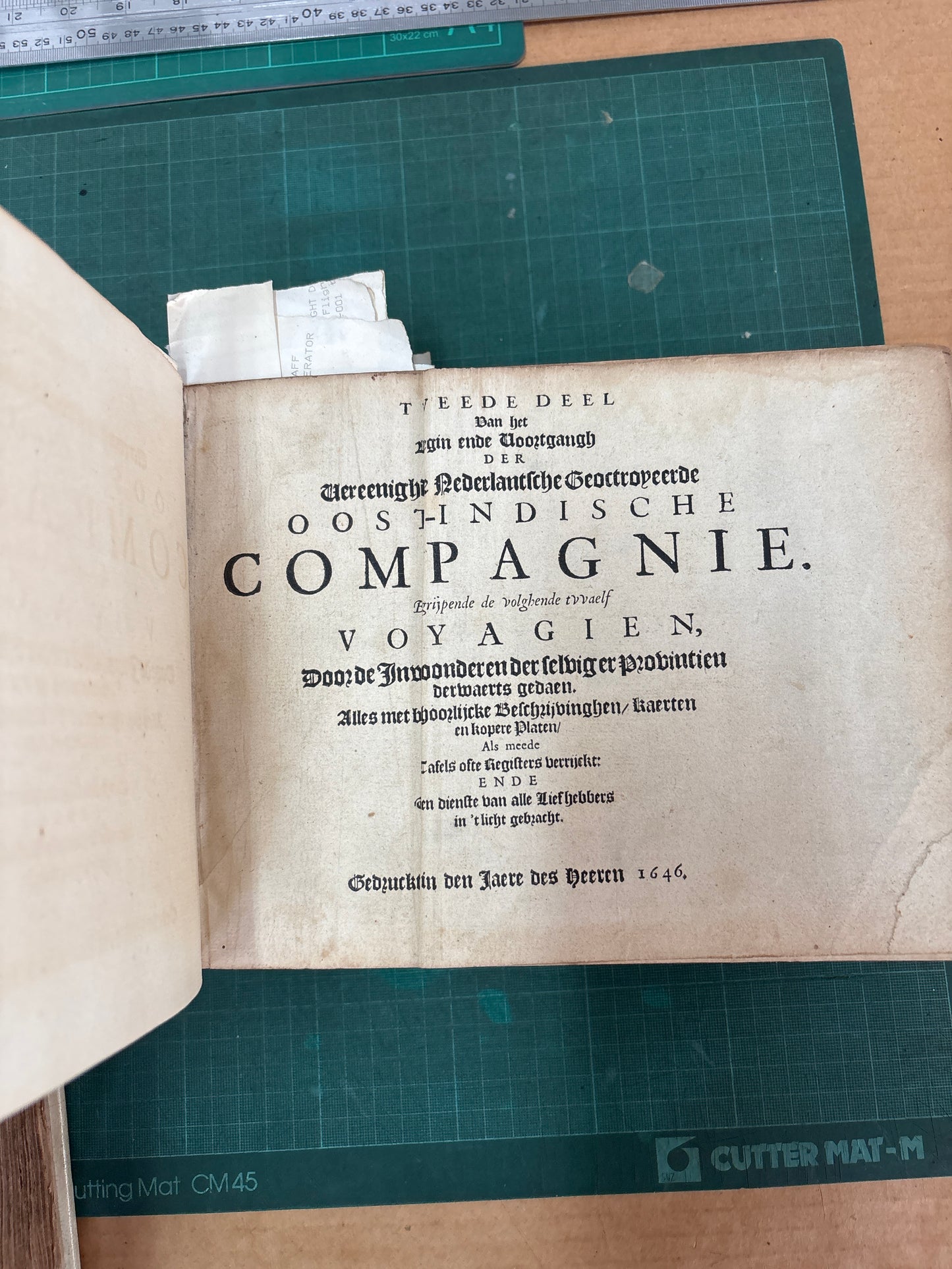 Commelin’s "Begin ende Voortgangh" (1646)