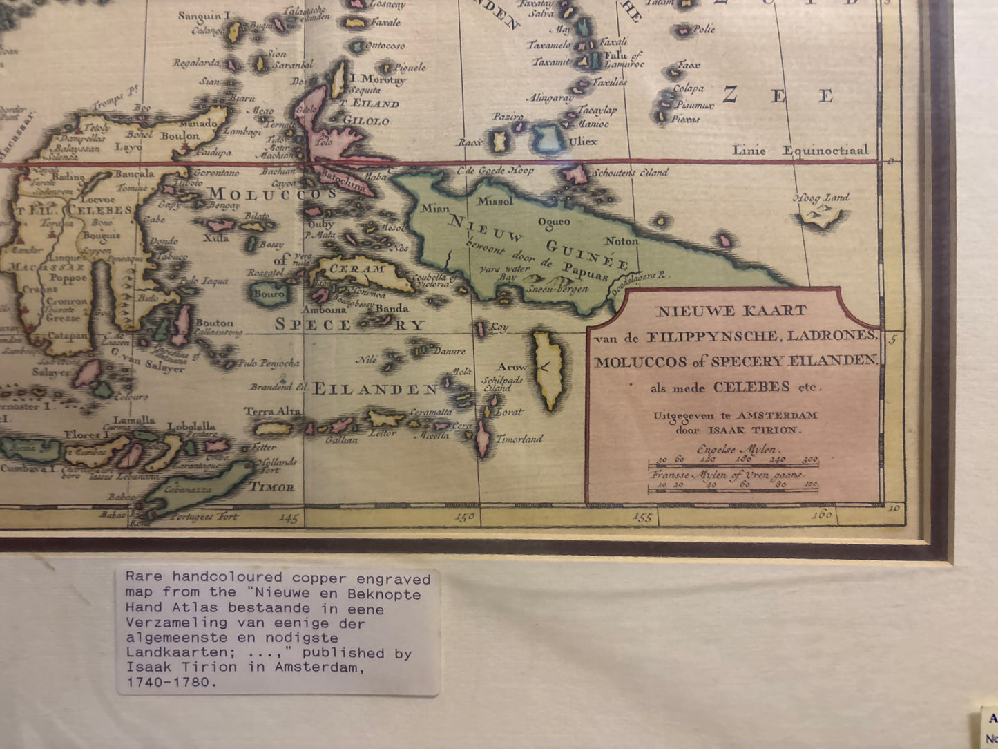 Filippynsche (Map of the Philippines and part of Southeast Asia) - Tirion 1744