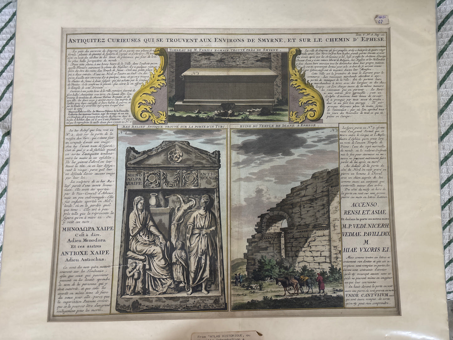 Antiquities of Smyrna and Ephesus - Chatelain c.1705