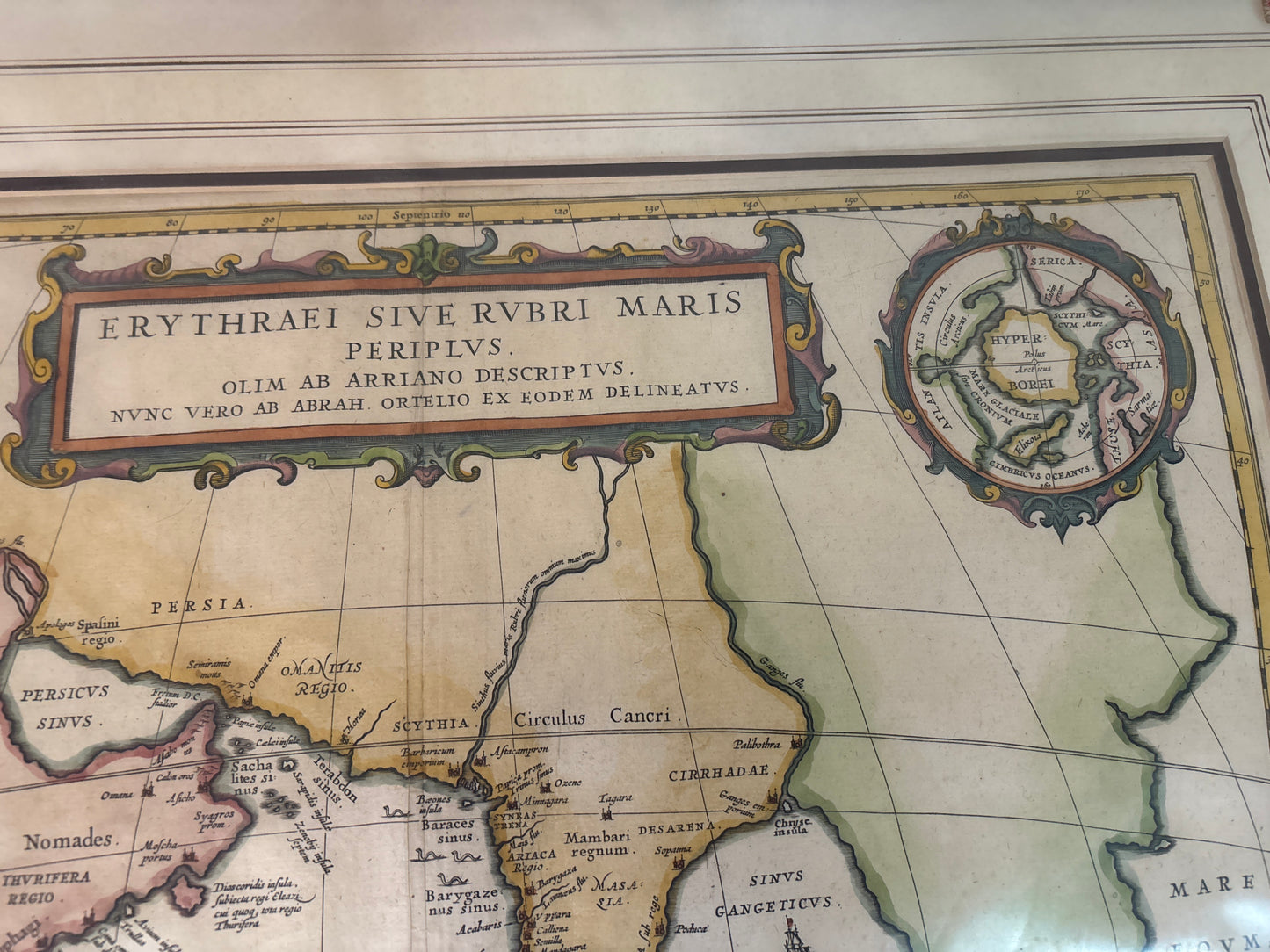 Erythraei Sive Rubri Maris Periplus (Voyage Around the Erythraean) - Ortelius c.1597