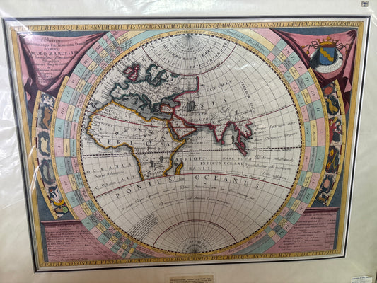 Map of Eastern Hemisphere - Coronelli c. 1690