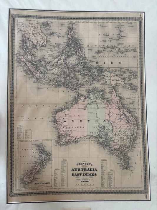 Australia and East Indies - Johnson 1867