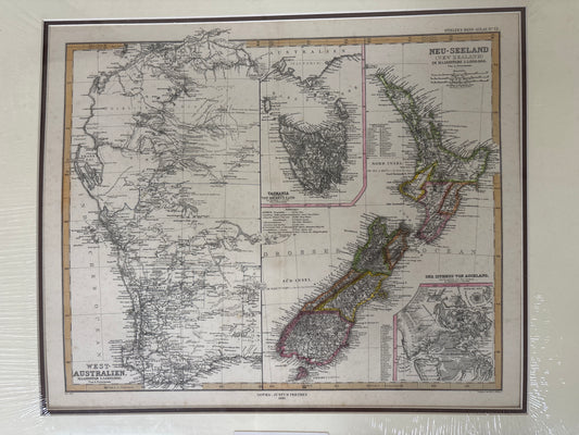 West Australia, New Seeland - Petermann 1880