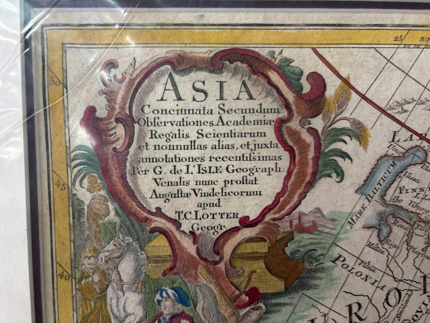 Asia Concinnata Secundum - Lotter c. 1770