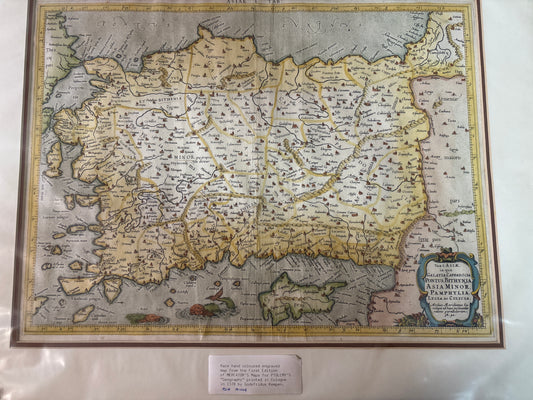 Tab. I. Asiæ (Asia Minor) - Mercator 1578