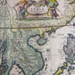 Tabula Indiæ Orientalis (Map of Asia) - De Wit c.1662