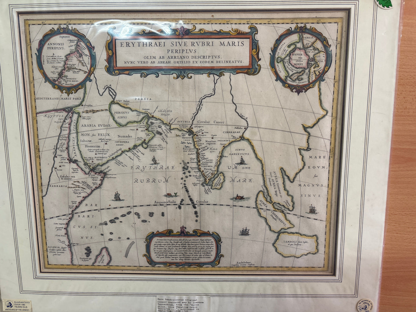 Erythraei sive Rubri Maris Periplus - Janssonius c.1650