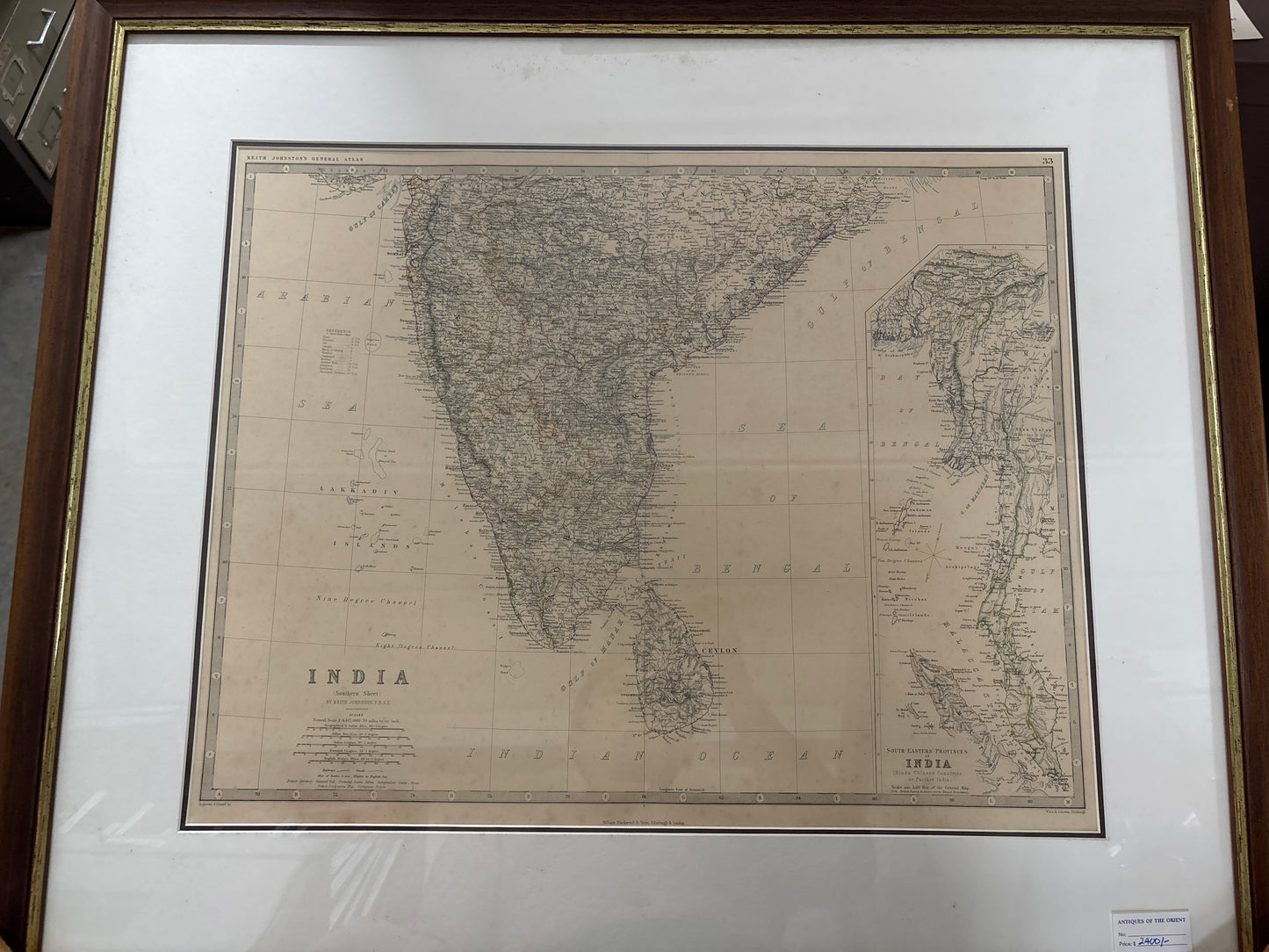 India - Johnston c.1861 (Framed)