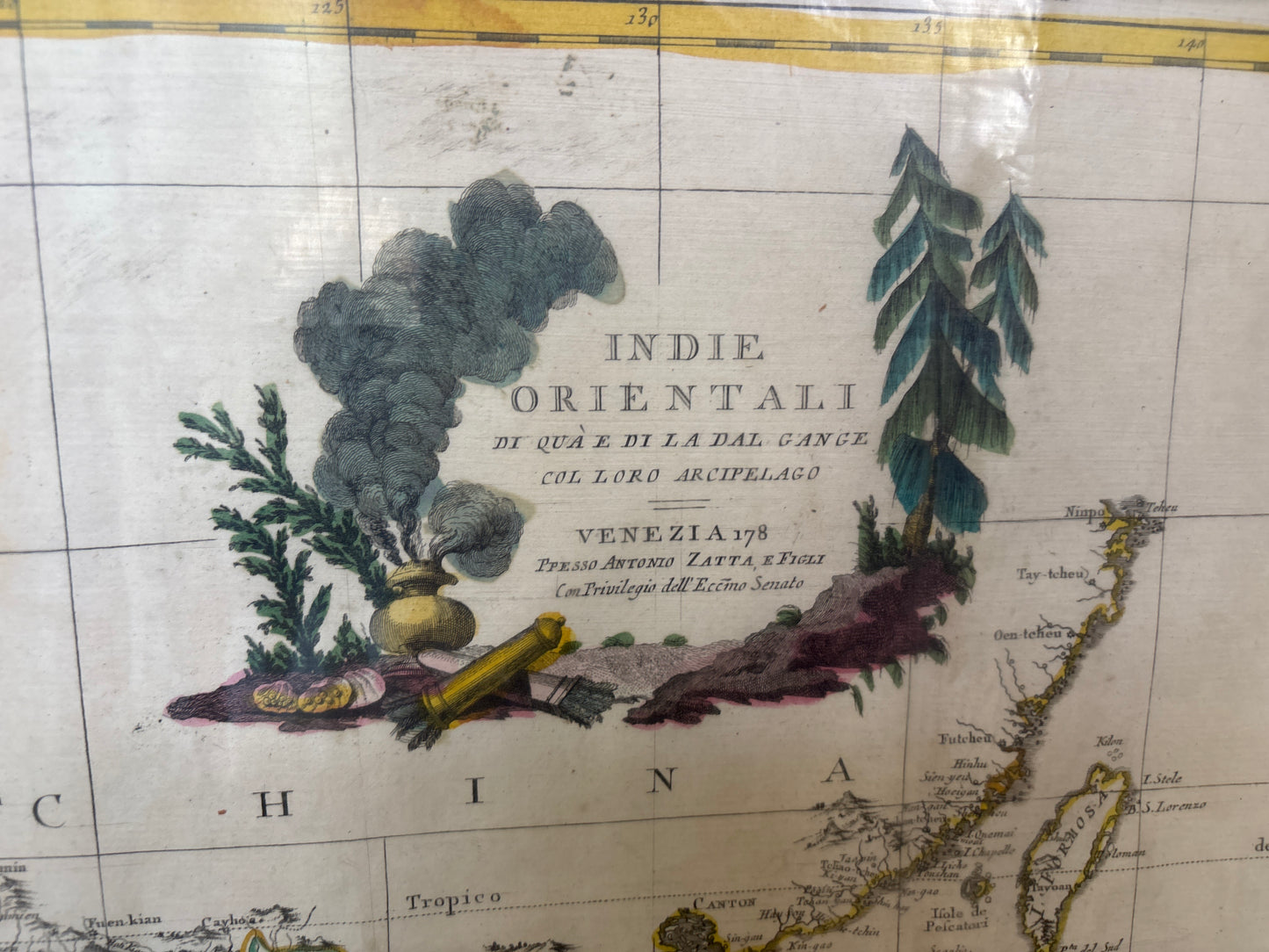 Indie Orientali Di Qua E Di La Dal Gange Col Loro Arcipelago - Zatta 1778