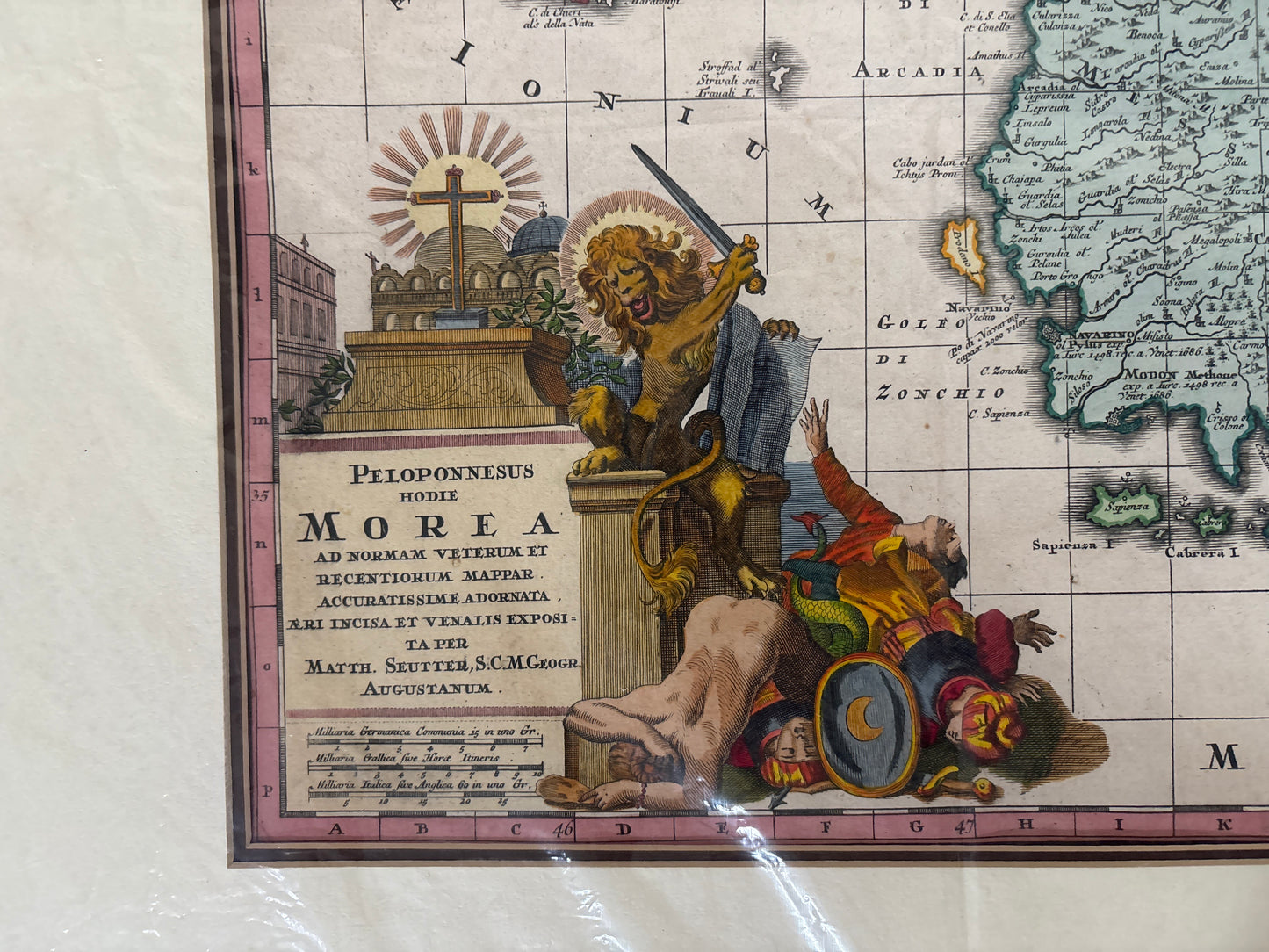 Morea -  Seutter c.1730