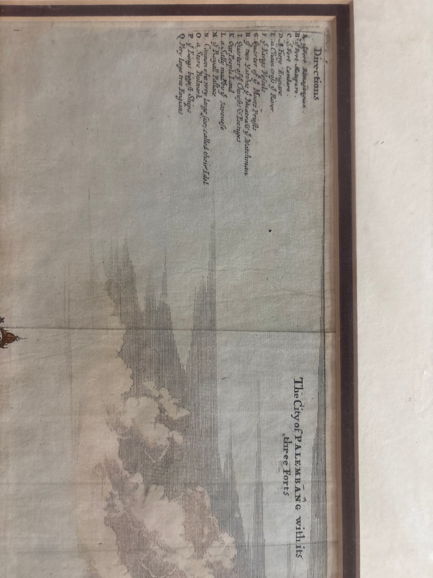 The city of Palembang with its three Forts c1745
