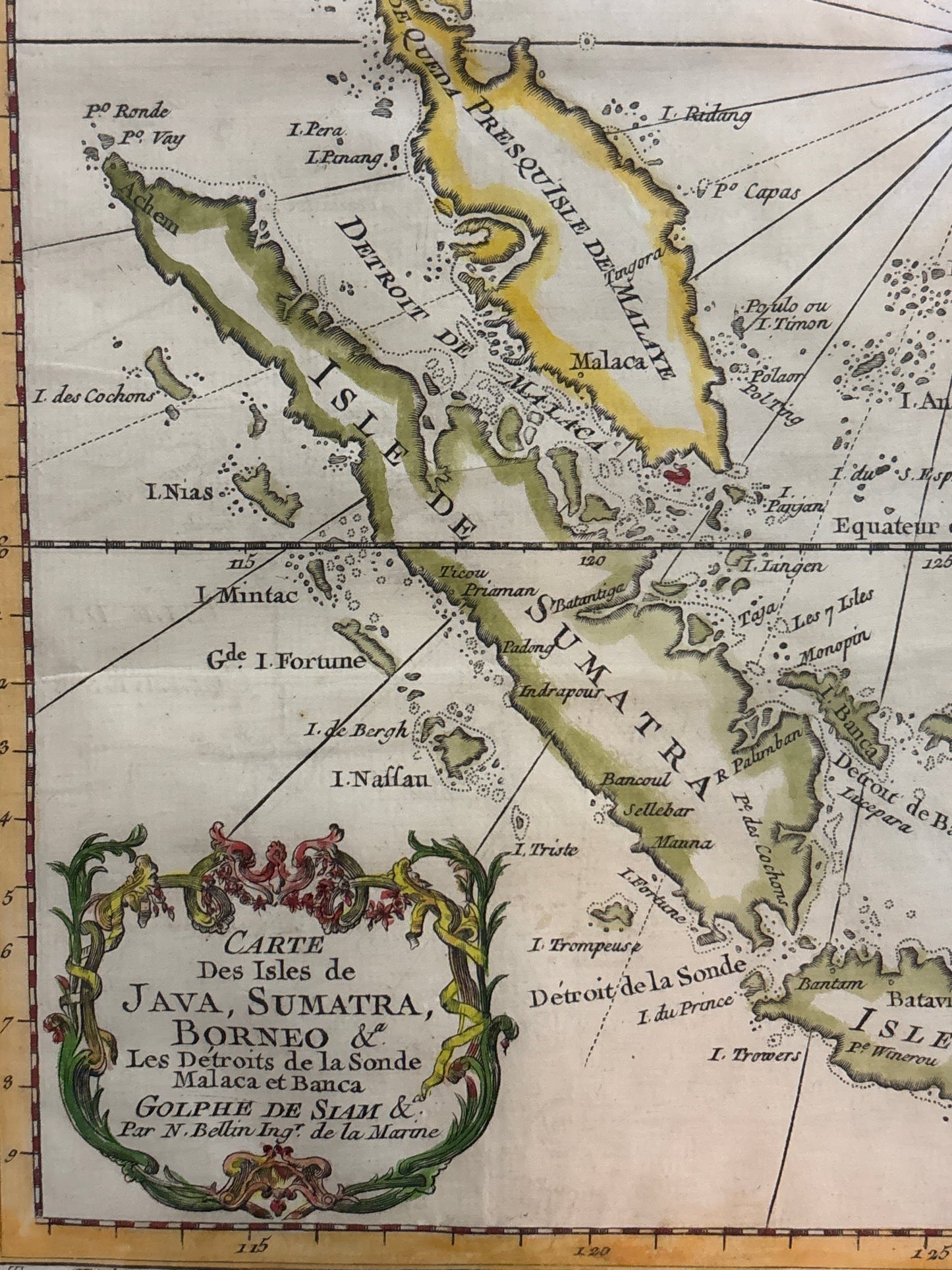 Java, Sumatra, Borneo - Bellin c.1748