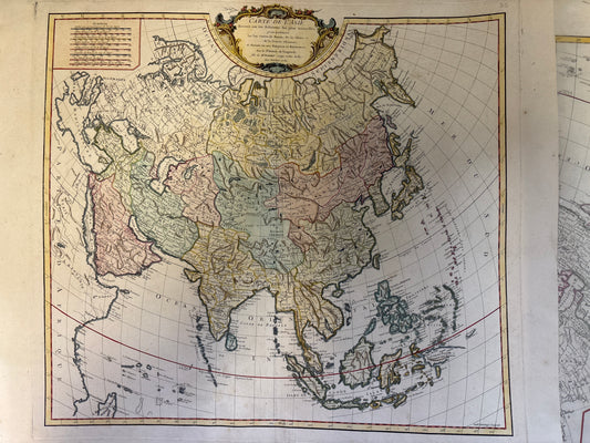 Carte de l’Asie - Vaugondy 1750
