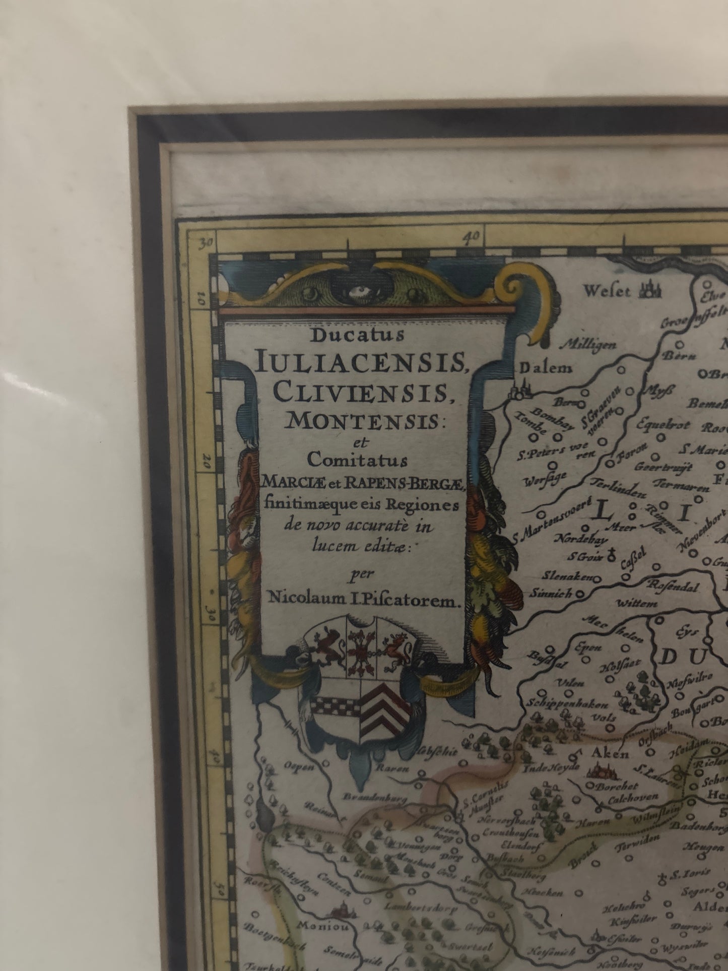 Ducatus Iuliacensis, Cliviensis, Montensis - Visscher c.1633