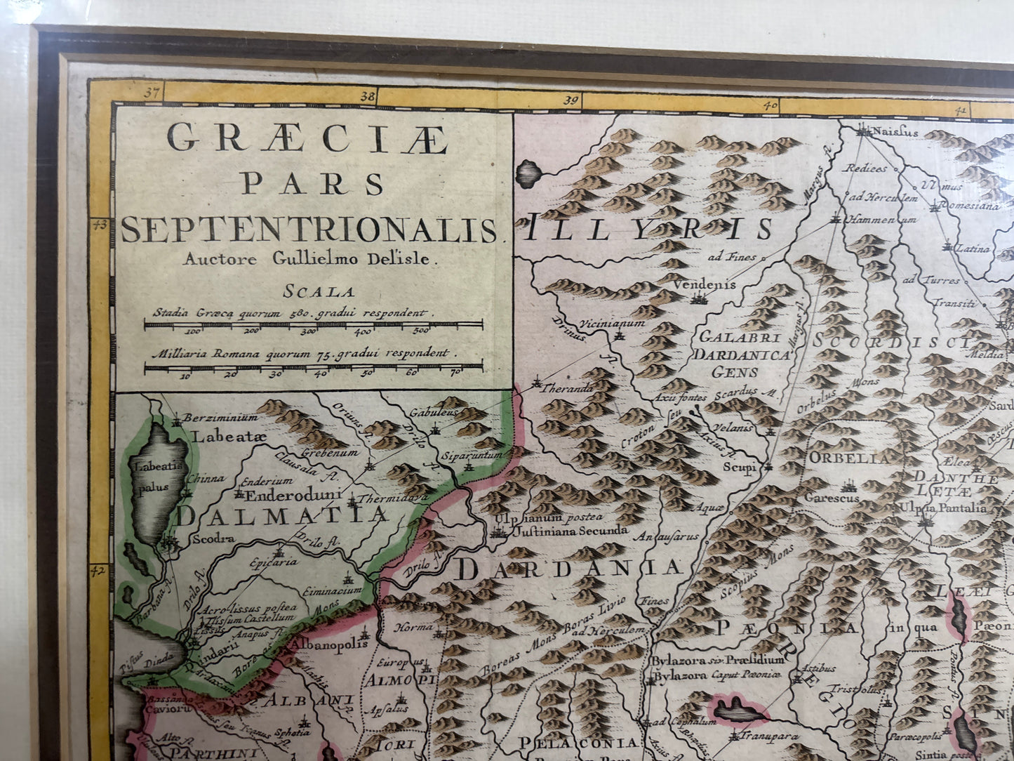 Græciæ Pars Septentrionalis - Delisle c.1700