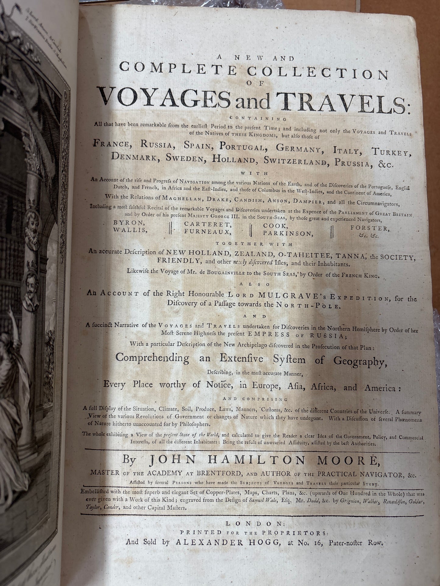 Voyages and Travels - Moore c.1780