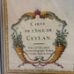 Map of Ceylon -  Delisle 1723