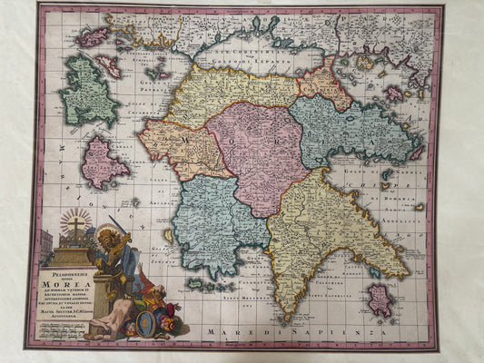 Morea -  Seutter c.1730