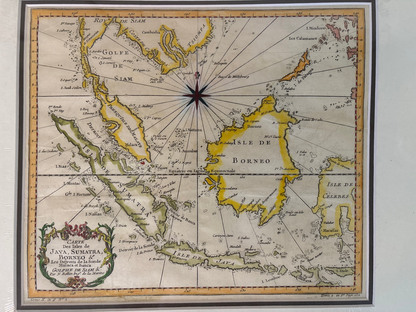 Java, Sumatra, Borneo & Straits of Sunda - Bellin c.1748